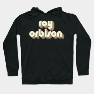 Retro Vintage Rainbow Roy Letters Distressed Style Hoodie